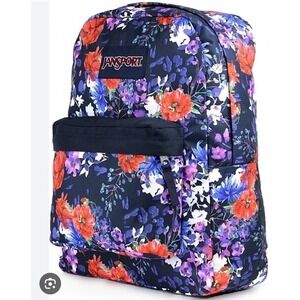 jansport superbreak‎ backpack Morning Bloom